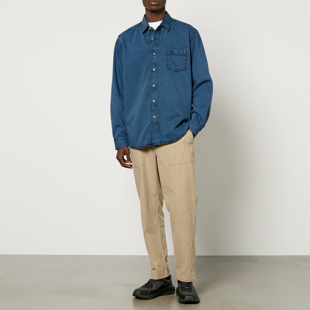 Hugo Boss Lamboo Cotton-Twill Shirt - XL
